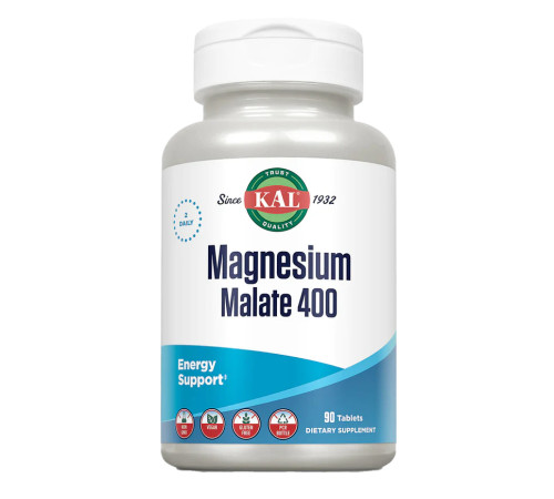 Малат магнію Magnesium Malate 400мг - 90 таблеток Малат магнію Magnesium Malate 400мг - 90 таблеток