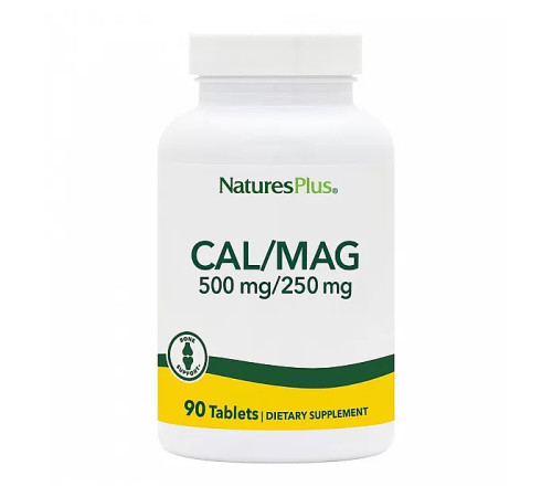 Кальцій та магній Cal/Mag 500mg/250мг - 90 таблеток Кальцій та магній Cal/Mag 500mg/250мг - 90 таблеток