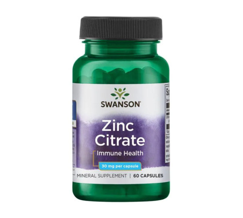 Zinc Citrate 30 mg - 60caps Zinc Citrate 30 mg - 60caps