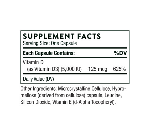 Вітамін Vitamin D-5000 NSF - 60 капсул Вітамін Vitamin D-5000 NSF - 60 капсул