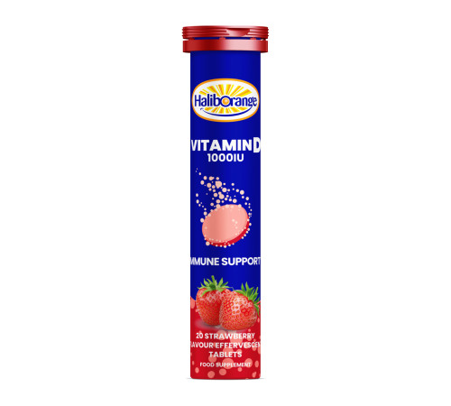 Вітамін Vitamin D 1000IU - 20 таблеток Полуниця Вітамін Vitamin D 1000IU - 20 таблеток Полуниця