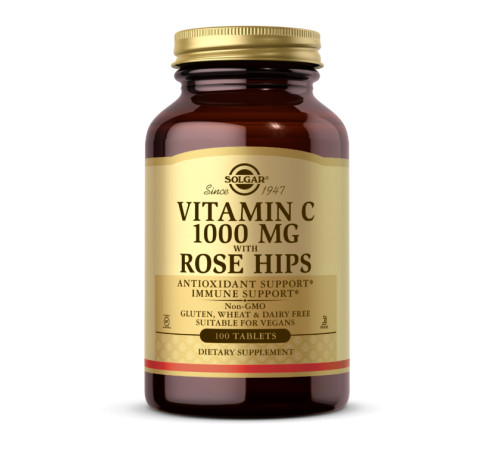 Вітамін Vitamin C W/Rose Hip 1000мг - 100 таблеток Вітамін Vitamin C W/Rose Hip 1000мг - 100 таблеток