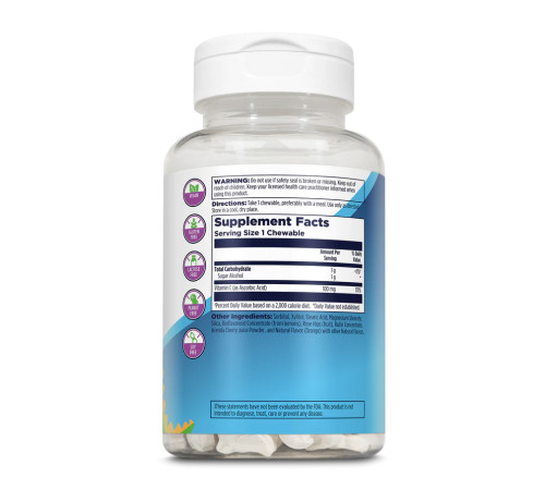 Вітамін C-Rex 100mg - 100 жувальних цукерок (Апельсин) Вітамін C-Rex 100mg - 100 жувальних цукерок (Апельсин)