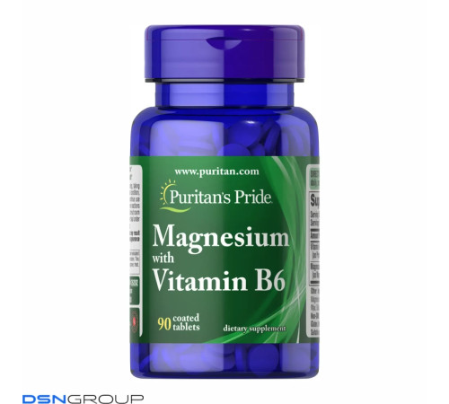 Магній Magnesium Vitamin B6 - 90 таблеток Магній Magnesium Vitamin B6 - 90 таблеток