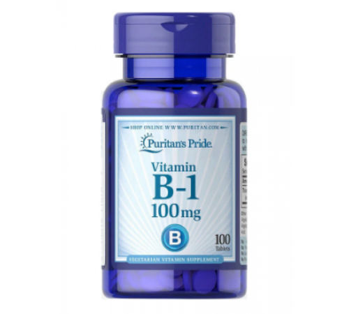 Вітамін Vitamin B-1 100мн - 100 таблеток Вітамін Vitamin B-1 100мн - 100 таблеток