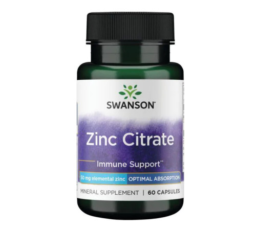 Цитрат цинку (Zinc Citrate) 50мг - 60 капсул Цитрат цинку (Zinc Citrate) 50мг - 60 капсул