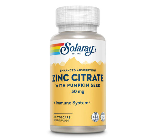 Цитрат цинку (Zinc Citrate) 50мг - 60 капсул Цитрат цинку (Zinc Citrate) 50мг - 60 капсул