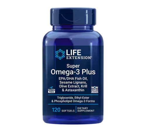 Рибячий жир Super Omega-3 Plus EPA/DHA Fish Oil, Sesame Lignans, Olive Extract, Krill Astaxanthin - 120 капсул Рибячий жир Super Omega-3 Plus EPA/DHA Fish Oil, Sesame Lignans, Olive Extract, Krill Astaxanthin - 120 капсул