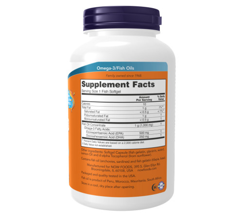 Ультра омега Ultra Omega-3 FO 500/250 Fish Gelatin - 180 капсул Ультра омега Ultra Omega-3 FO 500/250 Fish Gelatin - 180 капсул