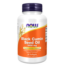 Black Cumin Seed Oil Now Foods - 1,000mg - 60 sgels