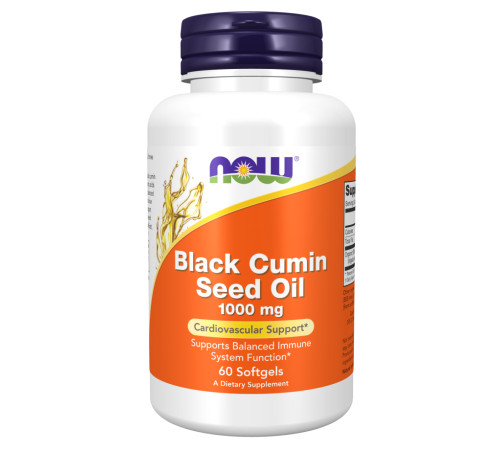 Black Cumin Seed Oil Now Foods - 1,000mg - 60 sgels Black Cumin Seed Oil Now Foods - 1,000mg - 60 sgels
