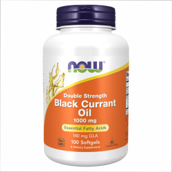 Black Currant Oil 1000mg Now Foods - 100 sgels