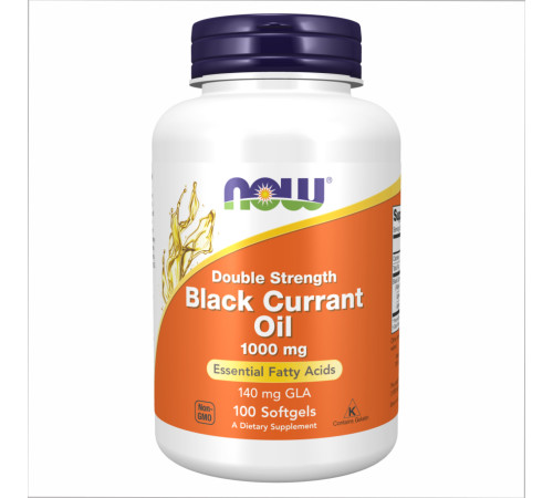 Black Currant Oil 1000mg Now Foods - 100 sgels Black Currant Oil 1000mg Now Foods - 100 sgels