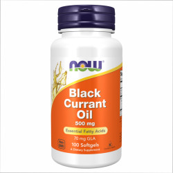 Black Currant Oil 500mg Now Foods - 100 sgels