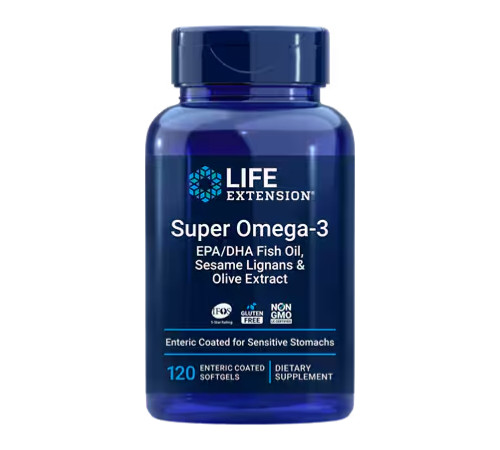 Супер омега Super Omega-3 EPA/DHA Fish Oil, Sesame Lignans & Olive Extract - 120 капсул Супер омега Super Omega-3 EPA/DHA Fish Oil, Sesame Lignans & Olive Extract - 120 капсул