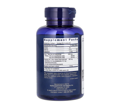 Супер омега Super Omega-3 EPA/DHA Fish Oil Sesame Lignans & Olive Extract - 120 капсул Супер омега Super Omega-3 EPA/DHA Fish Oil Sesame Lignans & Olive Extract - 120 капсул