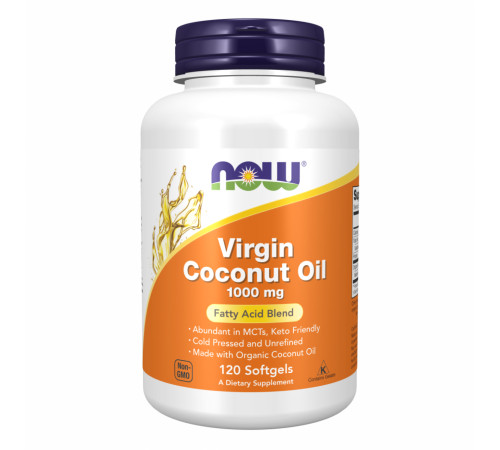 Coconut Oil Now Foods 1000mg - 120 sgels Coconut Oil Now Foods 1000mg - 120 sgels
