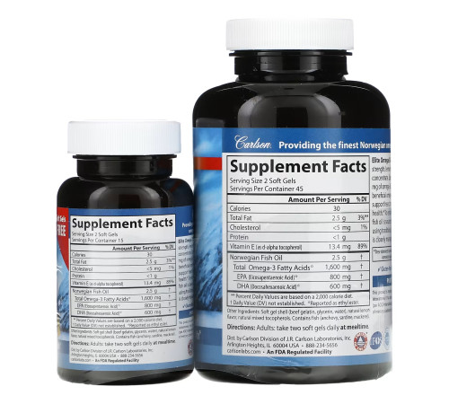 Дієтична добавка Elite Omega-3 Gems - 90+30 softgels Дієтична добавка Elite Omega-3 Gems - 90+30 softgels