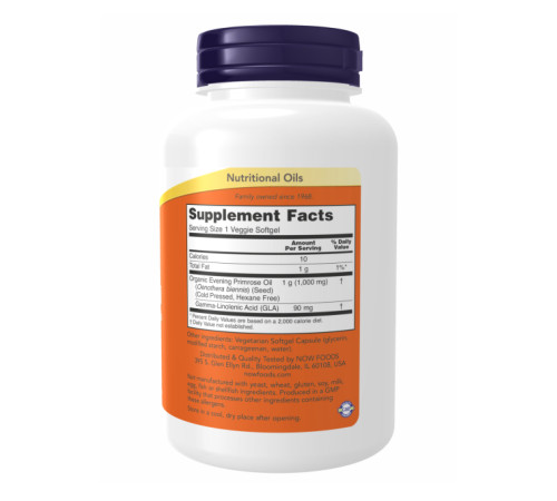 Evening Prim Oil Org Now Foods 1000mg - 90 vgels Evening Prim Oil Org Now Foods 1000mg - 90 vgels