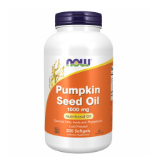 Pumpkin Seed Oil Now Foods 1000mg - 200 sgels