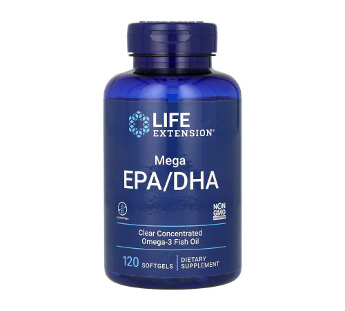Рибячий жир Mega EPA/DHA - 120 капсул Рибячий жир Mega EPA/DHA - 120 капсул