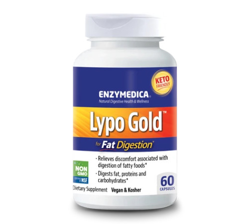 Травні ферменти EnzymedicaLypo Gold - 60 капсул Травні ферменти EnzymedicaLypo Gold - 60 капсул