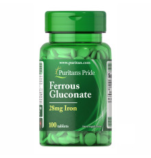 Ferrous Gluconate (28 mg Iron ) - 100 Tablets
