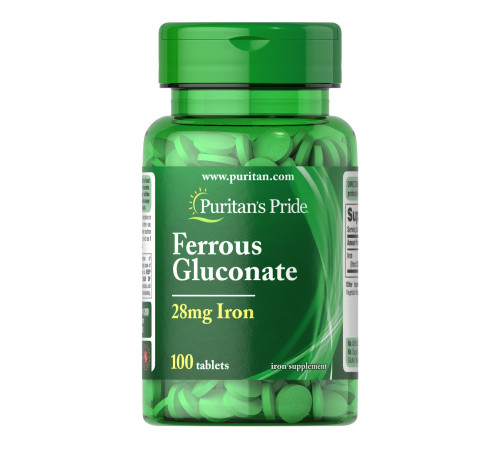 Ferrous Gluconate (28 mg Iron ) - 100 Tablets