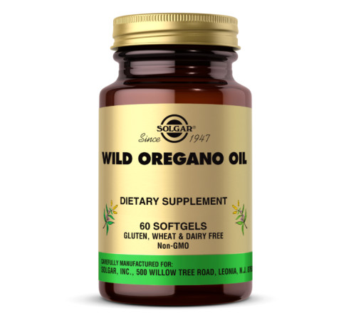 Олія дикого орегано (Wild Oregano Oil) - 60 капсул Олія дикого орегано (Wild Oregano Oil) - 60 капсул