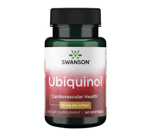 Убіхінол Ubiquinol 50мг - 60 капсул Убіхінол Ubiquinol 50мг - 60 капсул