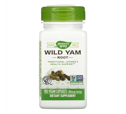 Корінь дикого ямсу Wild Yam - 100 капсул Корінь дикого ямсу Wild Yam - 100 капсул