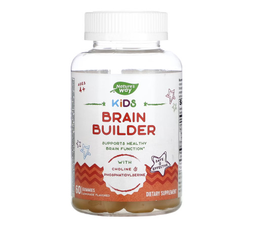 Харчова добавка Brain Builder Gummy - 60 жуйок Харчова добавка Brain Builder Gummy - 60 жуйок