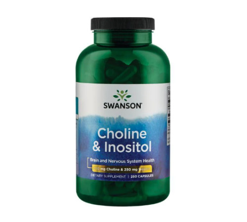 Холін та Інозитол Choline Inos 250мг - 250 капсул Холін та Інозитол Choline Inos 250мг - 250 капсул