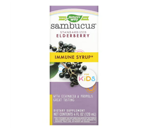 Sambucus Immune Syrup For Kids Nature's Way - 4 oz