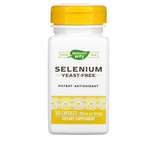 Selenium 200 mcg Nature's Way - 100 caps Selenium 200 mcg Nature's Way - 100 caps