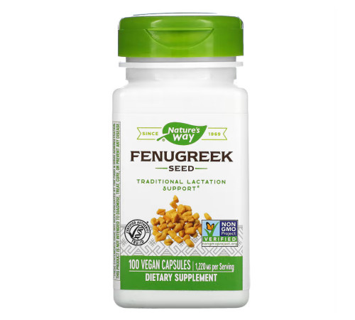 Насіння пажитника (Fenugreek Seed) - 100 капсул Насіння пажитника (Fenugreek Seed) - 100 капсул