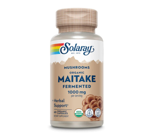 Гриби майтаке (Org Grown Fermented Maitake) 1000мг - 60 капсул Гриби майтаке (Org Grown Fermented Maitake) 1000мг - 60 капсул