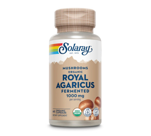 Ферментований королівський агарик (Org Grown Fermented Royal Agaricus) 500мг - 60 капсул Ферментований королівський агарик (Org Grown Fermented Royal Agaricus) 500мг - 60 капсул