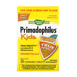 Пробіотик для дітей (Primadophilus) - 30 таблеток, Апельсин