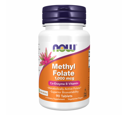 Метилфолат (Methyl Folate) 1000мкг - 90 таблеток Метилфолат (Methyl Folate) 1000мкг - 90 таблеток