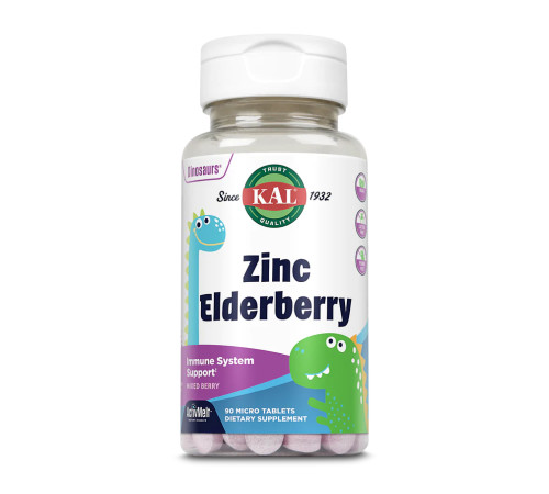 Цинк для детей - Zinc Elderberry 5мг (90 таблеток) Ягода Цинк для детей - Zinc Elderberry 5мг (90 таблеток) Ягода