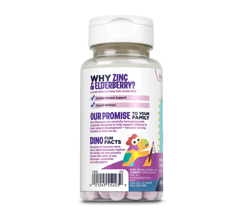 Цинк для детей - Zinc Elderberry 5мг (90 таблеток) Ягода Цинк для детей - Zinc Elderberry 5мг (90 таблеток) Ягода
