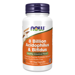 Пробіотики 8 Billion Acidophilus & Bifidus - 120 капсул