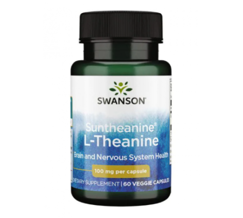 Suntheanine L-Theanina Swanson 100mg - 60veggie caps Suntheanine L-Theanina Swanson 100mg - 60veggie caps