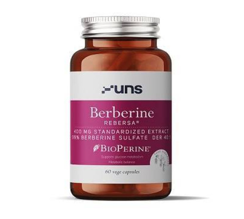Berberine UNS Vitamins 400mg - 60 veg caps Berberine UNS Vitamins 400mg - 60 veg caps