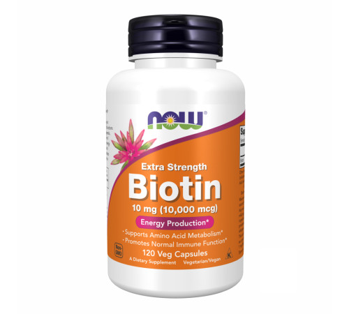 Біотин BIOTIN 10мг (10,000мкг) - 120 капсул Біотин BIOTIN 10мг (10,000мкг) - 120 капсул