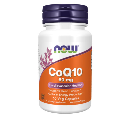 CoQ10 Now Foods 60mg - 60vcaps CoQ10 Now Foods 60mg - 60vcaps
