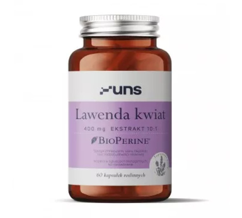 Lawenda Kwiat UNS Vitamins 400mg -60caps Lawenda Kwiat UNS Vitamins 400mg -60caps