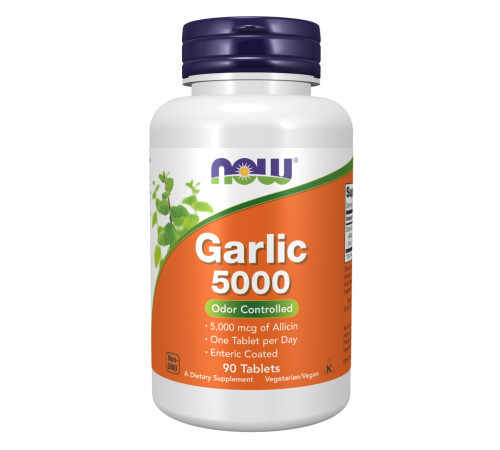 Garlic 5000 Enteric Now Foods - 90 tabs Garlic 5000 Enteric Now Foods - 90 tabs