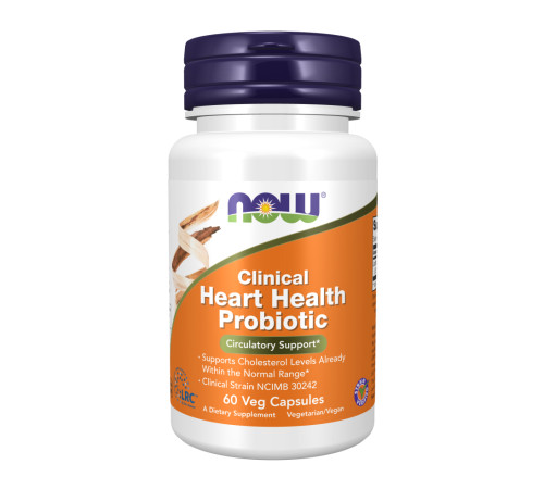 Клінічний пробіотик для здоров'я серця (Clinical Heart Health Probiotic) - 60 капсул Клінічний пробіотик для здоров'я серця (Clinical Heart Health Probiotic) - 60 капсул